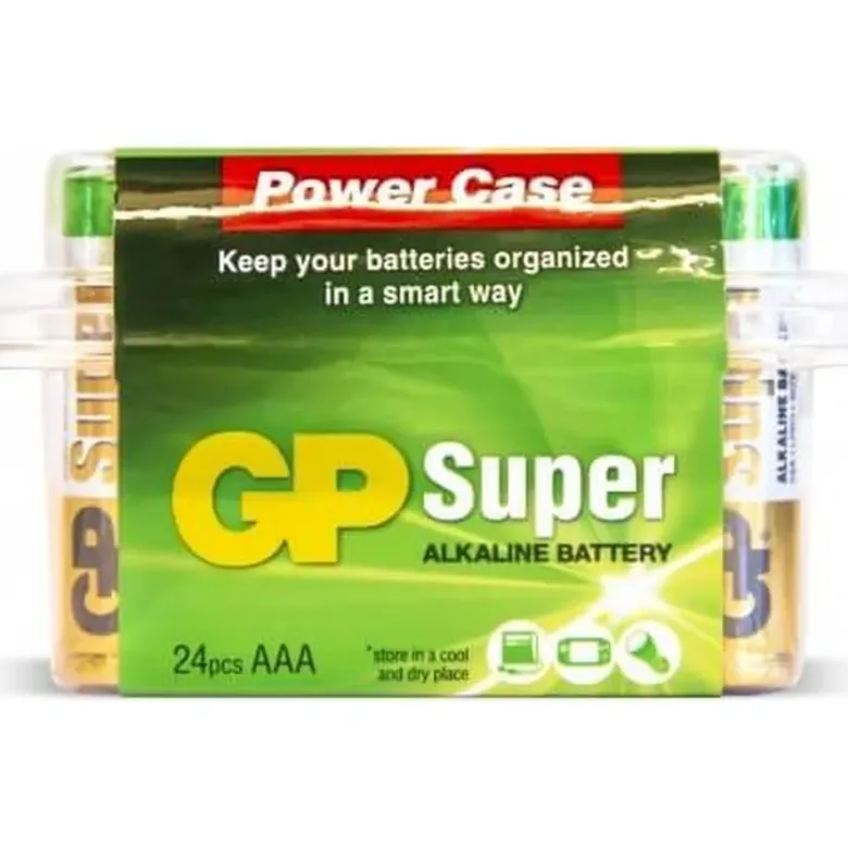 AAA, GP Super Alkaline AAA-batteri, 24A/LR03, 24-pack