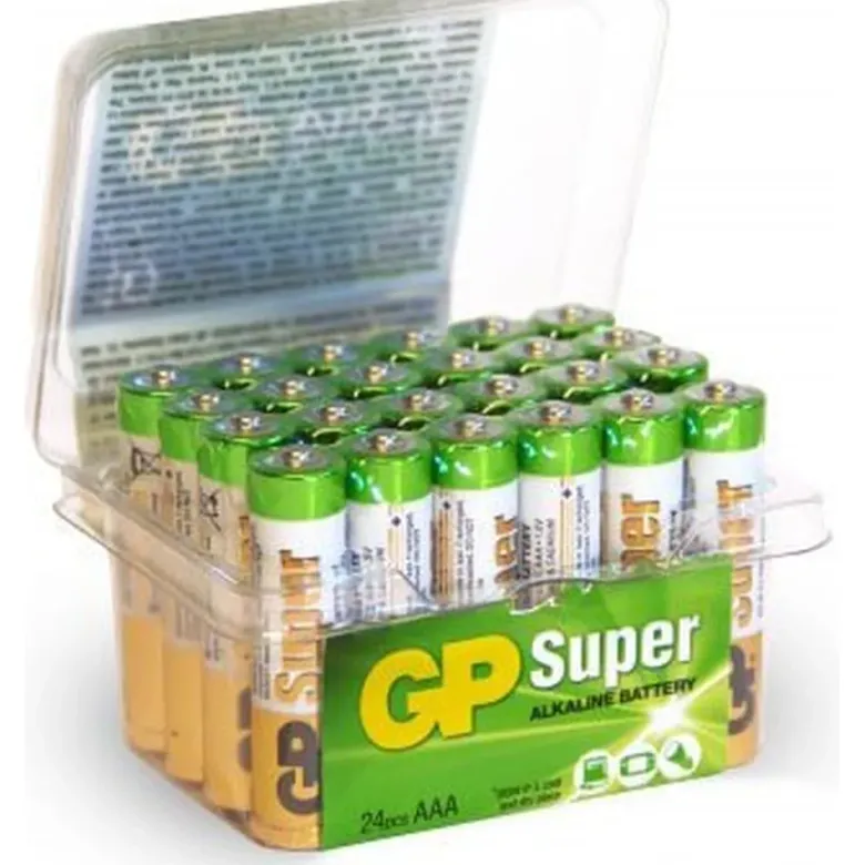 AAA, GP Super Alkaline AAA-batteri, 24A/LR03, 24-pack