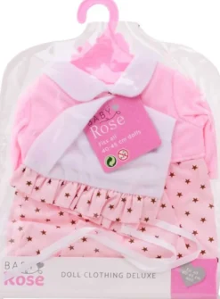 Baby Rose Dockkläder med stjärnor
