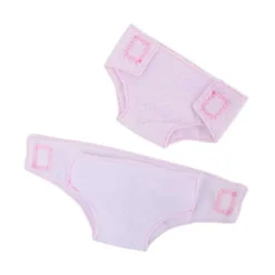 Baby Rose Tygblöjor 2-Pack till dockor 35-55 cm