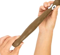 Bajskorv Sträckbar 17 cm Fidget Klämleksak