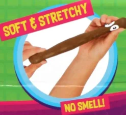 Bajskorv Sträckbar 17 cm Fidget Klämleksak