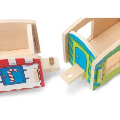 Bamse Trätågset till Bamsefigurer