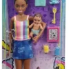 Barbie Barnvakt Skipper Babysitter med Bebis GRP12