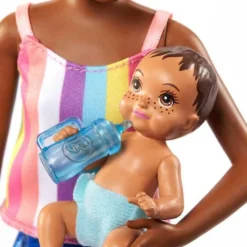 Barbie Barnvakt Skipper Babysitter med Bebis GRP12