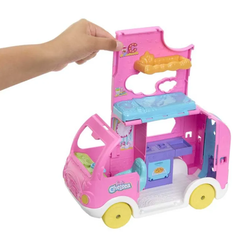 Barbie Chelsea Camper husbil med docka HNH90