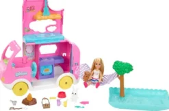 Barbie Chelsea Camper husbil med docka HNH90