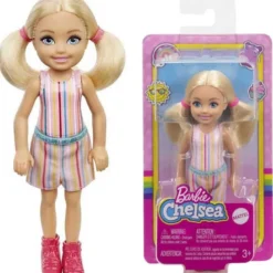 Barbie Chelsea Friend Strip Pink Dress GXT38