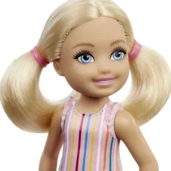 Barbie Chelsea Friend Strip Pink Dress GXT38