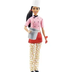 Barbiedocka Pastakock med tillbehör karriärsdocka GTW38