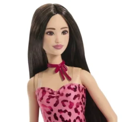 Barbie Fashionista Docka Rosa Leopard Brunett