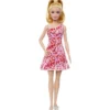 Barbie Fashionista Pink Floral Dress HJT02