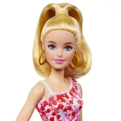 Barbie Fashionista Pink Floral Dress HJT02