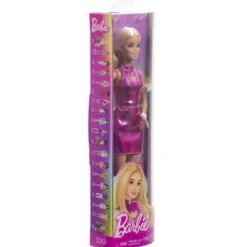 Barbie Fashionista - Rosa klänning med hjärta