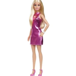 Barbie Fashionista - Rosa klänning med hjärta