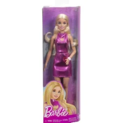 Barbie Fashionista - Rosa klänning med hjärta