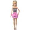 Barbie Fashionistas Blonde With Striped Top, Pink Skirt & Sunglasses, 65th Anniversary Nr 213 HRH11