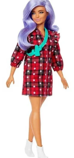 Barbie Fashionistas Docka Plaid Dress