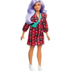 Barbie Fashionistas Docka Plaid Dress