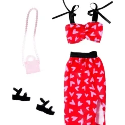 Barbie Fashion Outfit Hjärtan