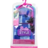 Barbie Fashion Outfit Rutig Jeans Topp och Kjol