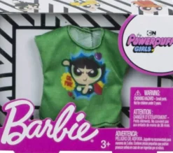 Barbie Fashion Topp Powerpuff Buttercup Dockkläder FXJ78