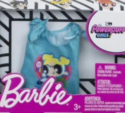 Barbie Fashion Topp Powerpuff Bubbles Dockkläder FXJ77