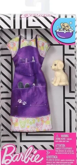 Barbie Kläder Karriär Hundfrisör GHX37