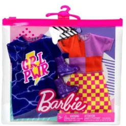 Barbiekläder 2-Pack girl power klänning HBV69