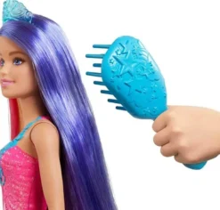 Barbie Long Hair Fantasy Docka och håraccessoar Dreamtopia GTF38