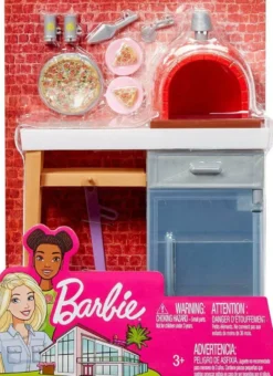 Barbie Pizzaugn Möbelset FXG39