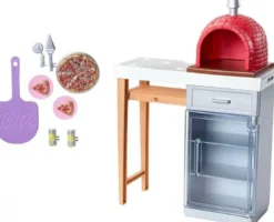Barbie Pizzaugn Möbelset FXG39