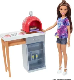 Barbie Pizzaugn Möbelset FXG39