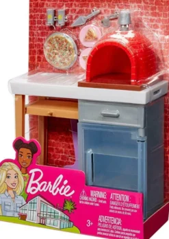 Barbie Pizzaugn Möbelset FXG39
