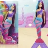 Barbie Sjöjungfru med långt hår och håraccessoar Dreamtopia GTF39