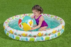 Barnpool med badboll och badring 122 cm Bestway