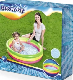 Barnpool med mjuk botten 102 cm Bestway