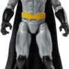 Batman Figur med grå och svart dräkt gul 30 cm DC Comics