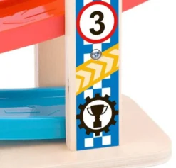 Bilbana med våningsplan för barn Tooky Toy