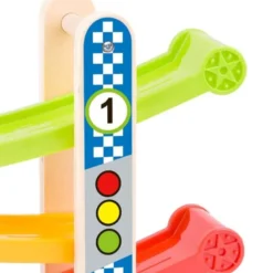Bilbana med våningsplan för barn Tooky Toy