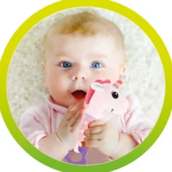 Bitring Enhörning med skallra baby