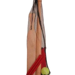 Brännboll-set 2 st. Slagträ med spelplan 80 cm