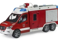 Bruder Brandbil Mercedes Benz Sprinter med ljud och ljud 02680
