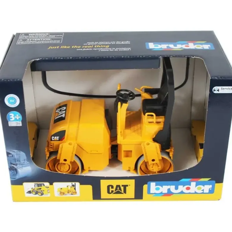 Bruder Caterpillar Vägvält Tandem Vibrationsvält 02433