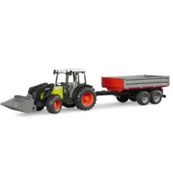 Bruder Claas Nectis 267 F med Skopa och Tippsläp 02112