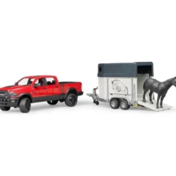 Bruder Dodge RAM Power 2500 med Hästtransport 02501