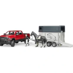 Bruder Dodge RAM Power 2500 med Hästtransport 02501