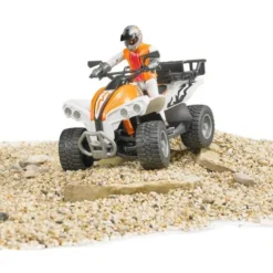 Bruder Fyrhjuling med Figur 63000