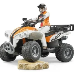 Bruder Fyrhjuling med Figur 63000