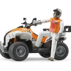 Bruder Fyrhjuling med Figur 63000